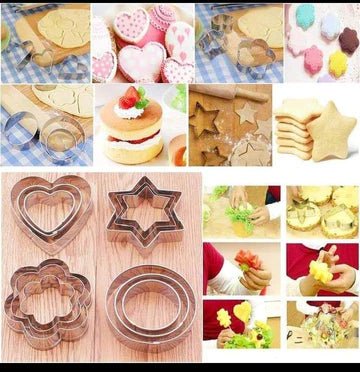 12 pcs cookies cutter set