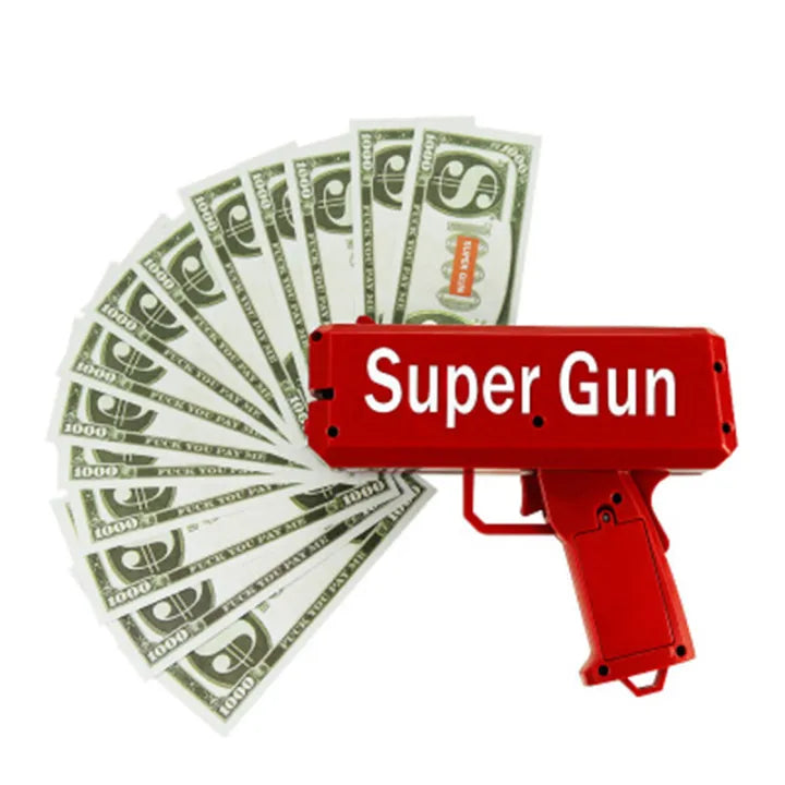 Super Money Spray Gun For Kids