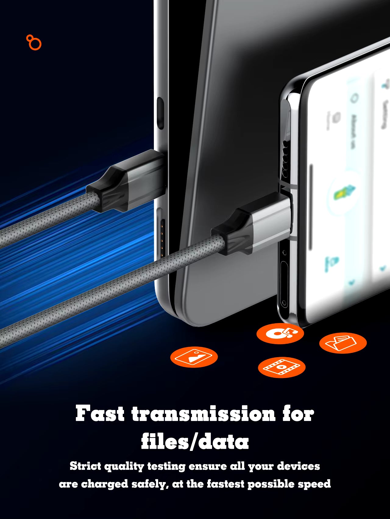 LDNIO LC441c 100W Type-c To Type-c Fast Charging Data Cable.